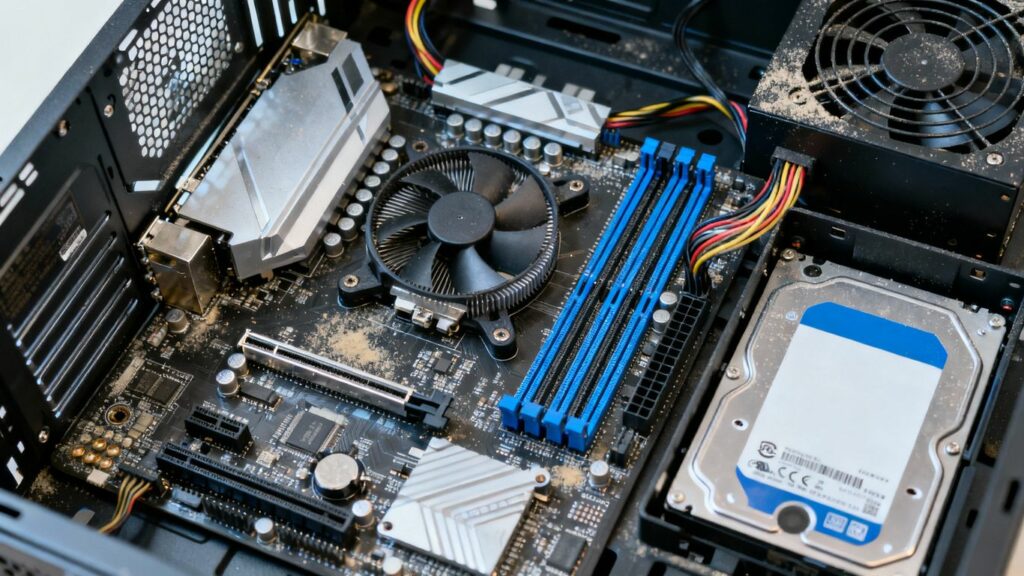 Componentes internos de un ordenador